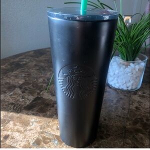 Starbucks Matte Black Stainless Steel Tumbler